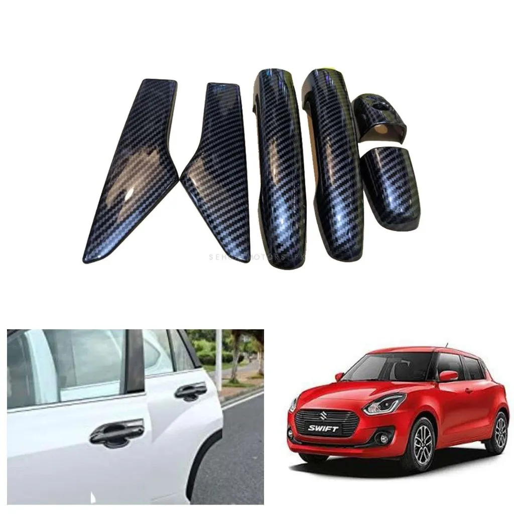Suzuki Swift 2022-2025 Carbon Fiber Door Handles Cover