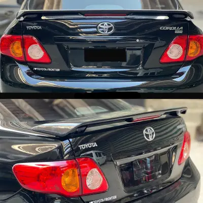Toyota Corolla 2008-2014 Canadian Style Trunk Spoiler with LED Light ABS