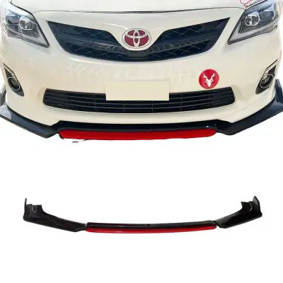 Toyota Corolla 2009-2014 Sportline Front Splitter Canards Red Black Pakistan – CrazzyCars.pk