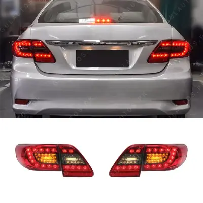 Toyota Corolla 2012-2014 Eagle Eyes Red Smoke LED Back Lamps