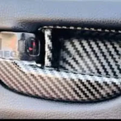 Toyota Corolla 2014-2026 Interior Door Handle Carbon Fiber Trims 4PCS