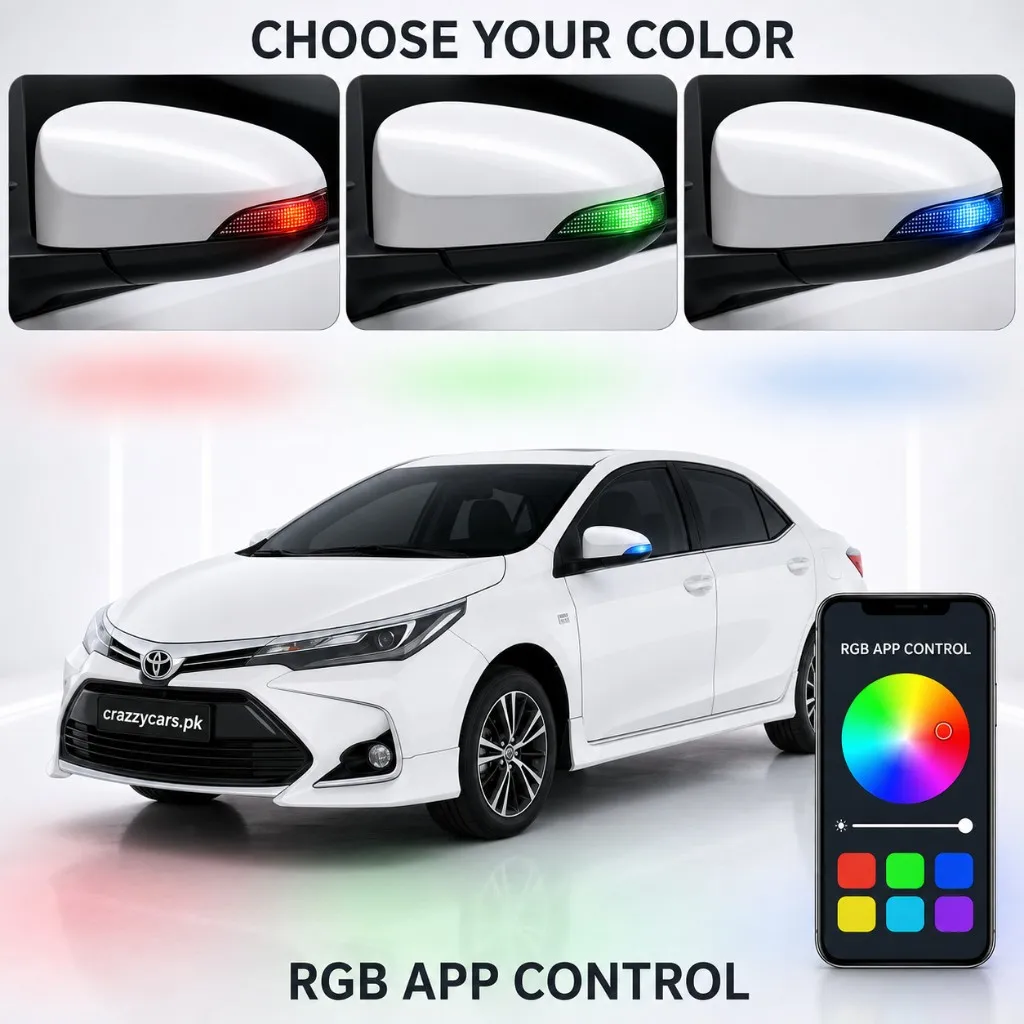 Toyota Corolla 2014-2026 Side Mirror LED Indicators