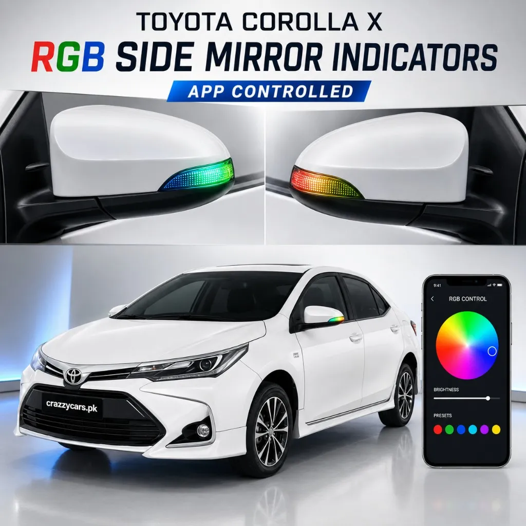 Toyota Corolla 2014-2026 Side Mirror LED Indicators