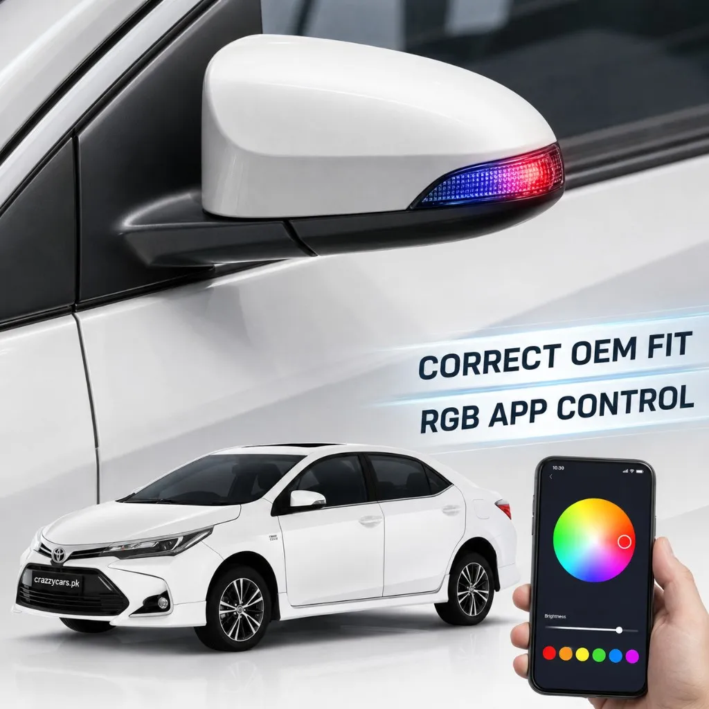 Toyota Corolla 2014-2026 Side Mirror LED Indicators