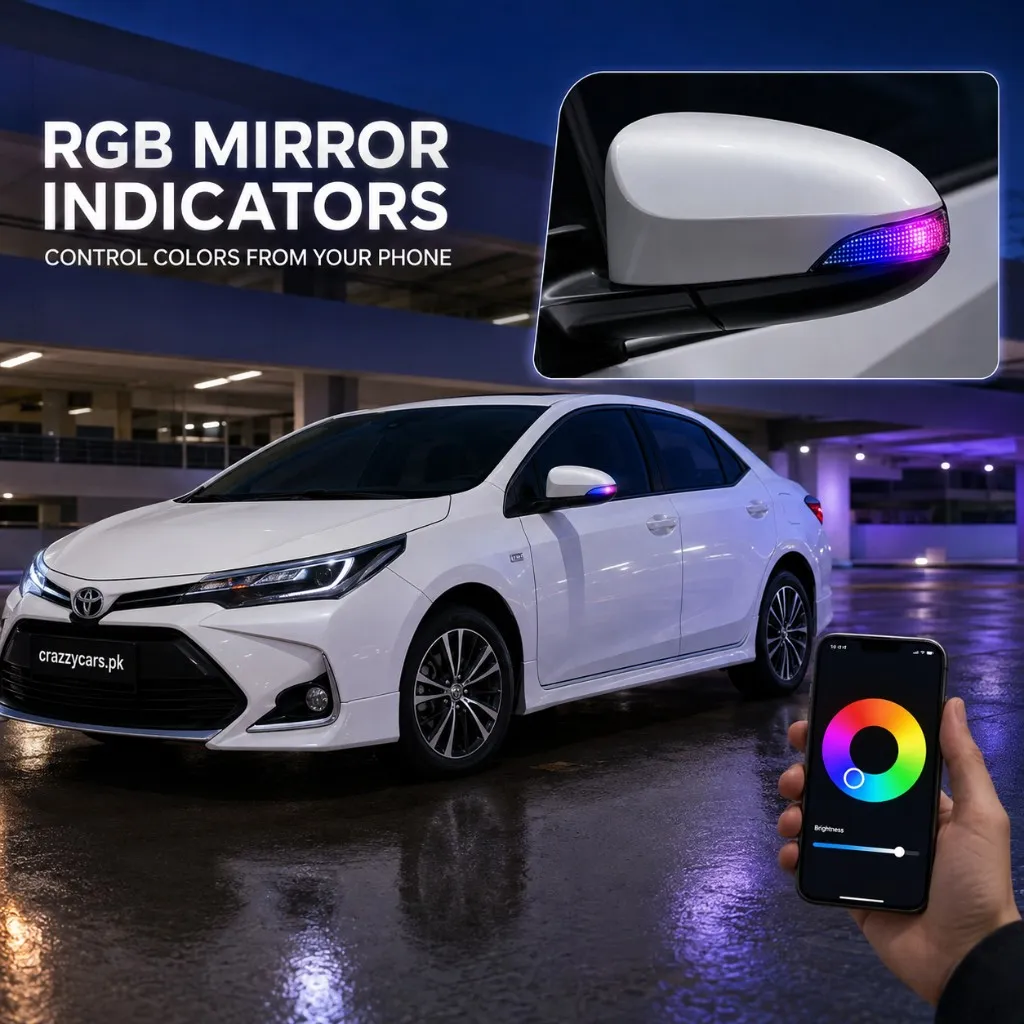 Toyota Corolla 2014-2026 Side Mirror LED Indicators
