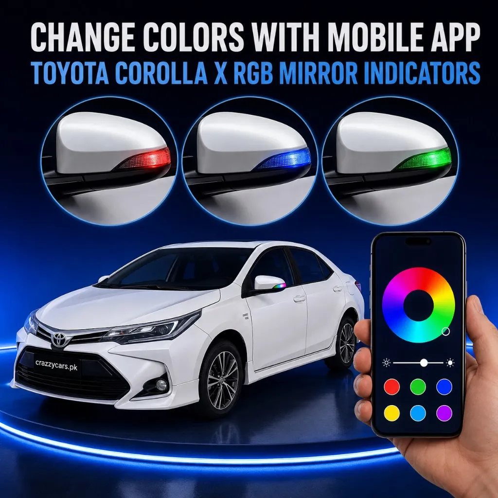 Toyota Corolla 2014-2026 Side Mirror LED Indicators