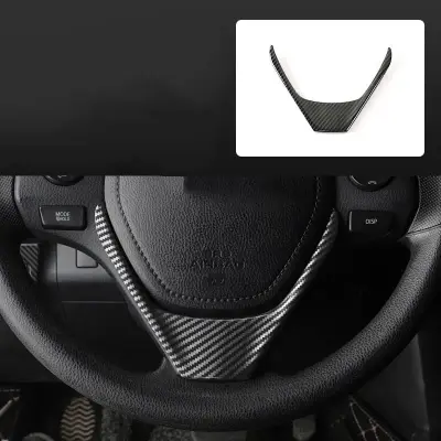Toyota Corolla Carbon Fiber Steering Wheel Trim 2015-2026 Pakistan – CrazzyCars.pk