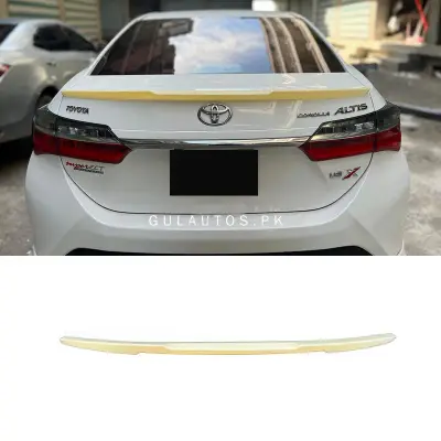 Toyota Corolla 2015 ABS RS Trunk Spoiler Pakistan – CrazzyCars.pk