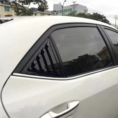 Toyota Corolla 2015-2026 Side Window Louver Shutter Covers Black Pakistan – CrazzyCars.pk