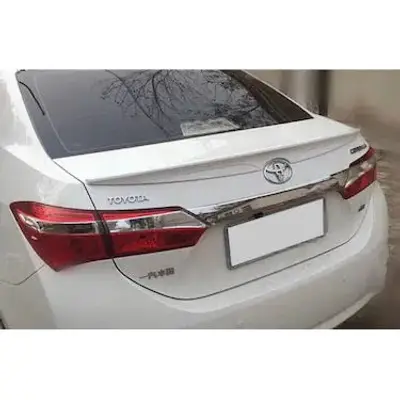 Toyota Corolla 2015-2026 Trunk Spoiler with Logo Cut Pakistan – CrazzyCars.pk