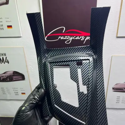 Toyota Corolla Carbon Fiber Center Console Kit 2014–2026 (Gear + Glass Holder)