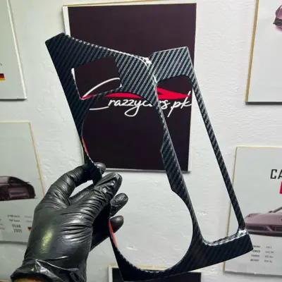 Toyota Corolla Carbon Fiber Center Console Kit 2014–2026 (Gear + Glass Holder)