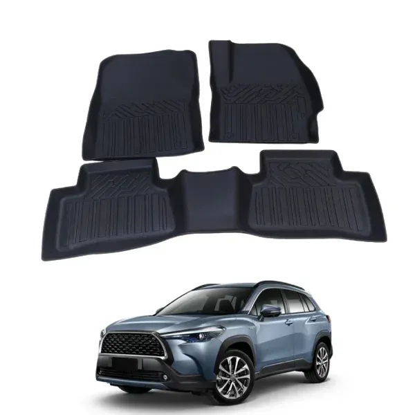 Toyota Corolla Cross 2020-2026 TPE Floor Mats Premium