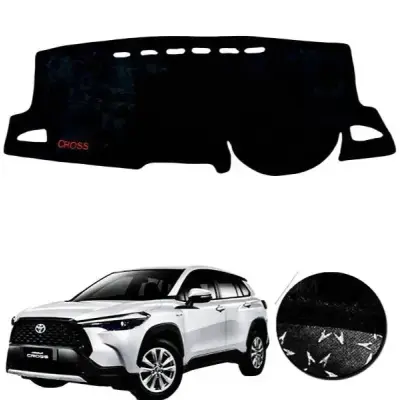 Toyota Corolla Cross 2020-2026 Velvet Dashboard Mat — Toyota Corolla Cross (2020–present) accessories