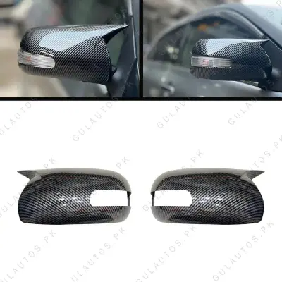Toyota Corolla 2012 Carbon Batman Side Mirror Cover Pakistan – CrazzyCars.pk