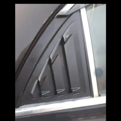 Toyota Corolla E140 2009–2012 Carbon Window Quarter Covers (Pair) — Toyota Corolla E140 (2009–2014) accessories
