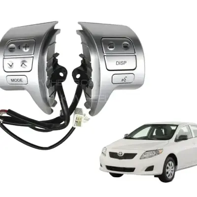Toyota Corolla GLi XLi 2009-2014 Multimedia Steering Wheel Audio Control Buttons — Toyota Corolla E140 (2009–2014) accessories