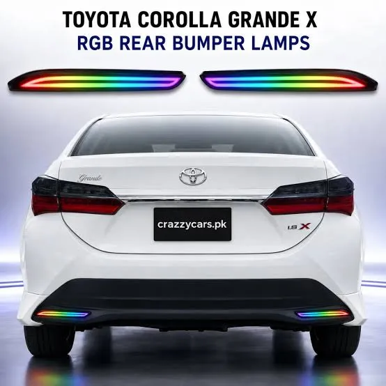 Toyota Corolla RGB Side Style + Back Bumper Light