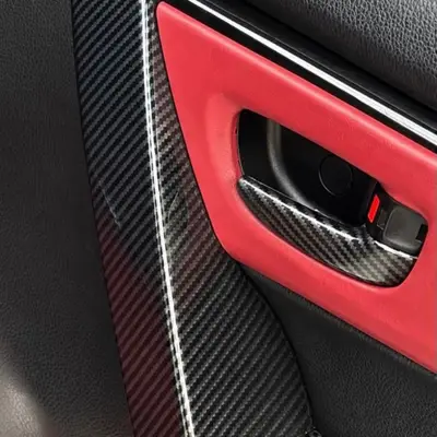Toyota Corolla X Carbon Fiber Interior Door Handle Panels 2014–2026 (Set of 4)