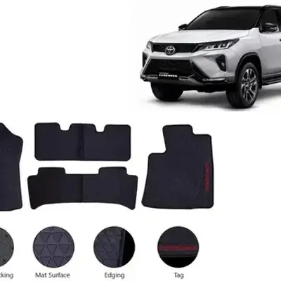 Toyota Fortuner 2020-2026 TPE Floor Mats Premium