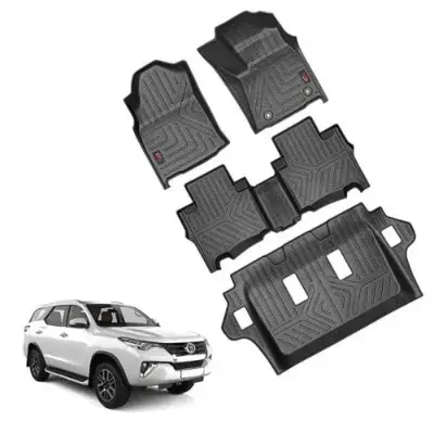 Toyota Fortuner 2020-2026 TPE Floor Mats Premium