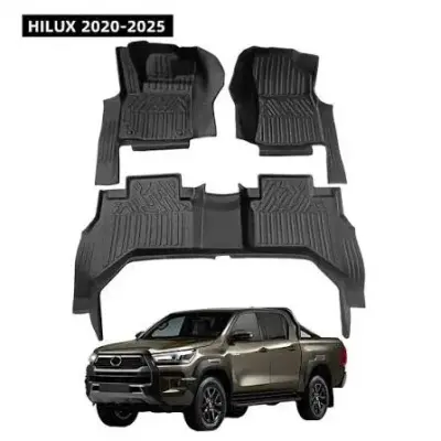 Toyota Hilux Revo 2016-2021 TPE Floor Mats Premium