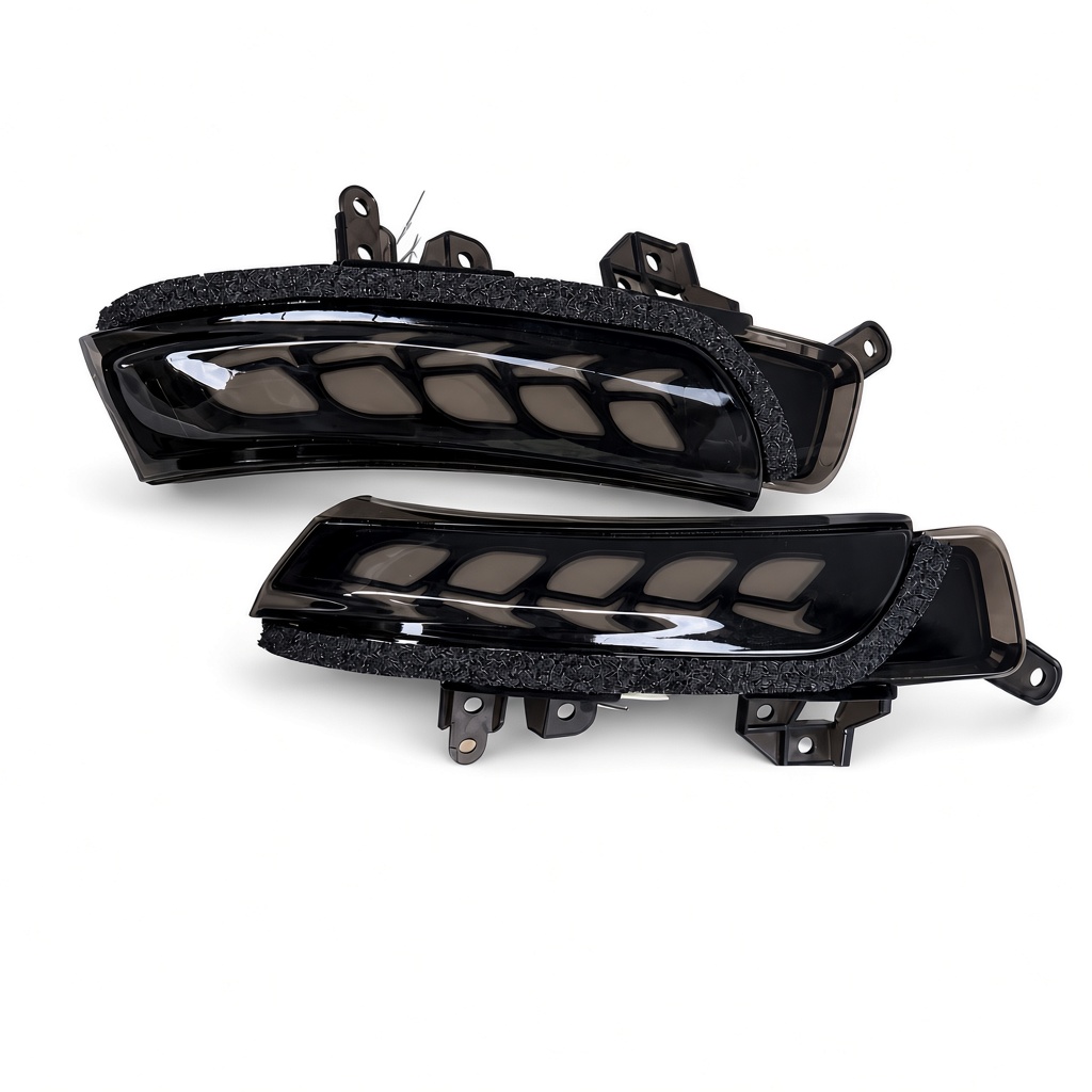 Toyota Prius 30 side mirror LED indicators pair — smoke finish amber LED