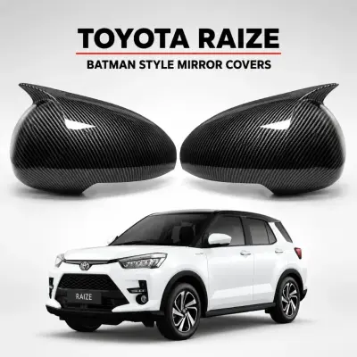 Toyota Raize 2025 Batman Style Side Mirror Cover