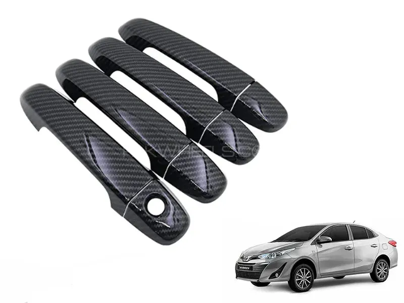 Toyota Yaris 2020-2023 Carbon Fiber Door Handle Cover