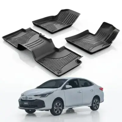 Toyota Yaris 2020-2026 TPE Floor Mats Premium — Toyota Yaris (2020–Present) accessories