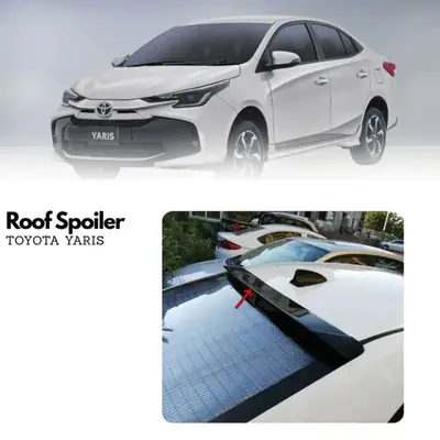 Toyota Yaris 2020-2026 Roof Spoiler – ABS Plastic — Toyota Yaris (2020–Present) accessories
