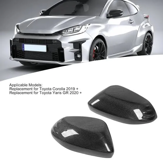 Toyota Yaris Cross Batman Style Carbon Fiber Side Mirror Cover