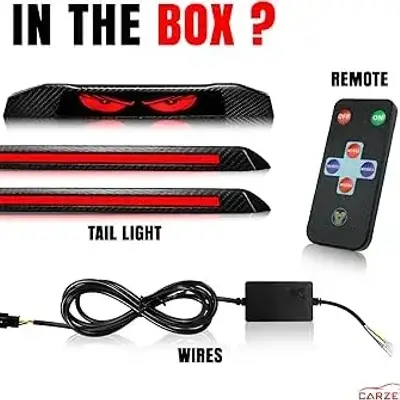 Universal Car Eyes Spoiler what is in the box – CrazzyCars.pk