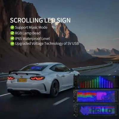 Universal LED Matrix Panel Programmable Display Light