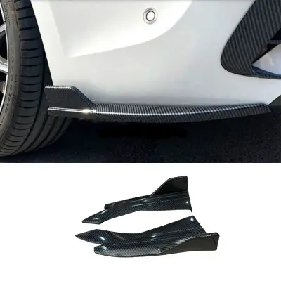 Universal Rear Bumper Diffuser Carbon Fiber D2 Style 2PCS Pakistan – CrazzyCars.pk