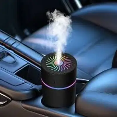 Universal USB Car Humidifier with Atmosphere Light & Laser Roof Projection