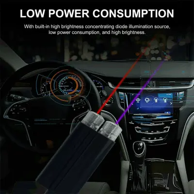USB Car Roof Star Night Light Galaxy Projector (Red)