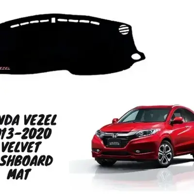 Honda Vezel 2013-2026 Velvet Dashboard Mat — Honda Vezel 2nd Gen (2020–Present) accessories