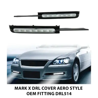 Toyota Mark X Front Bumper DRL Cover Arrow Shape DRL-514