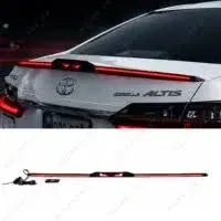 Universal Car Eyes Spoiler With Running Brake LED Lights (3Pcs)